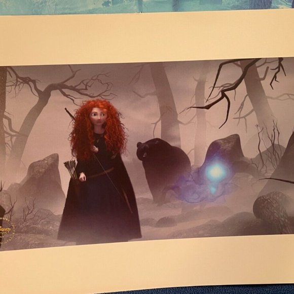 Disney Brave Princess 4 Bright Full Color Lithograph Prints Posters - NEW - Picture 6 of 6